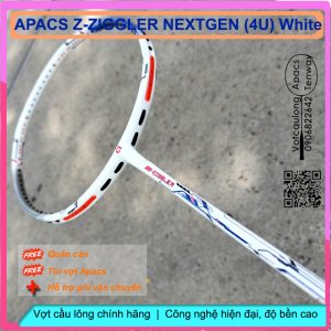 Vợt cầu lông Apacs Z-Ziggler Nextgen (4U) White