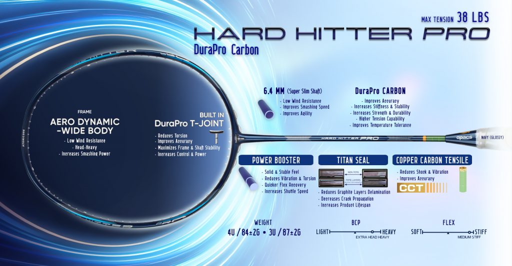 Vợt cầu lông Apacs Hard Hitter Pro